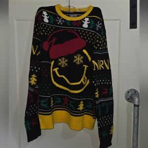 2018 Nirvana Black Holiday Knit Sweater